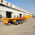 3 Axle 40 Ton Flatbed Container Trailer